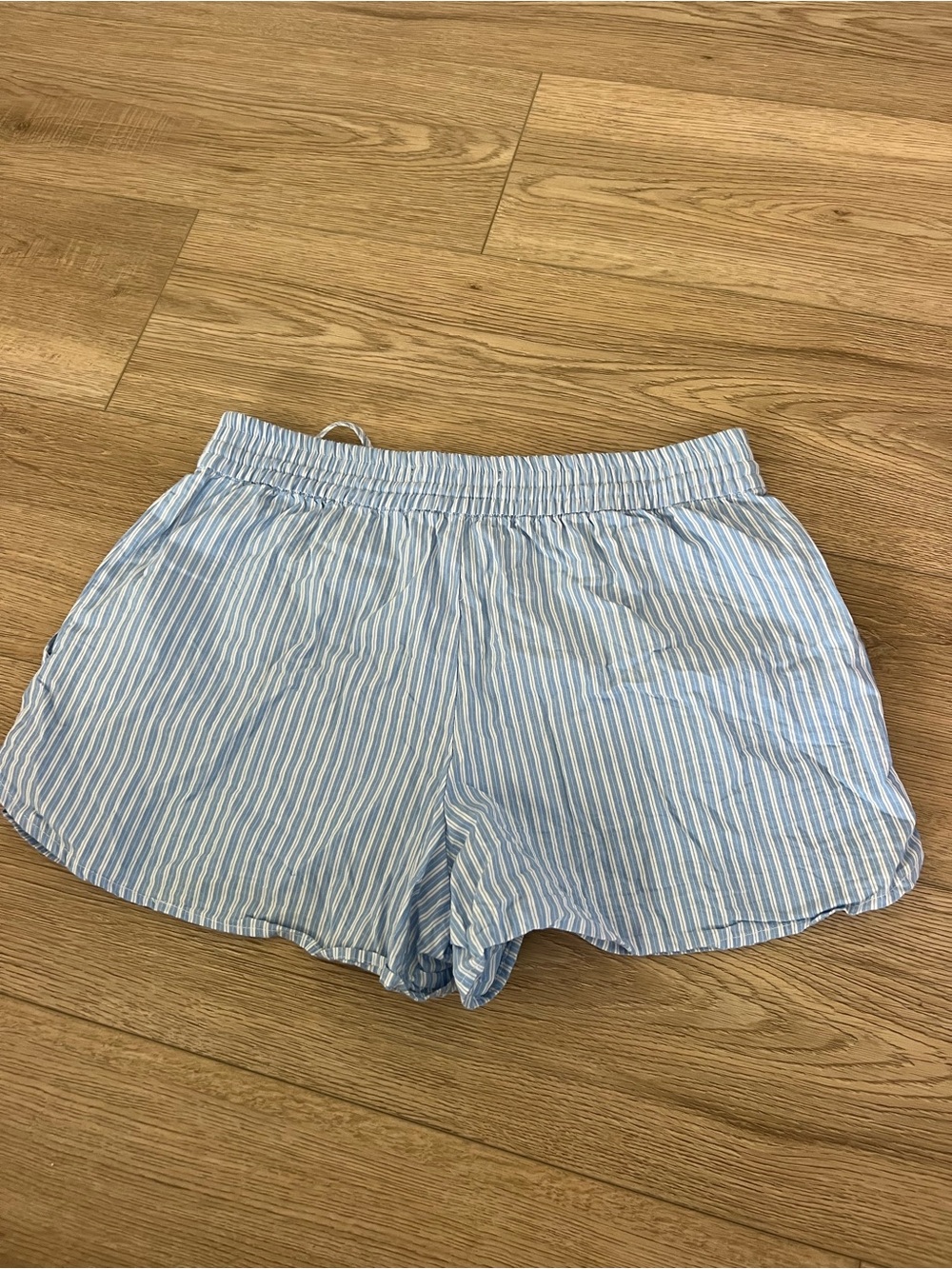 Cotton Stripe Shorts - Picture 2 of 4